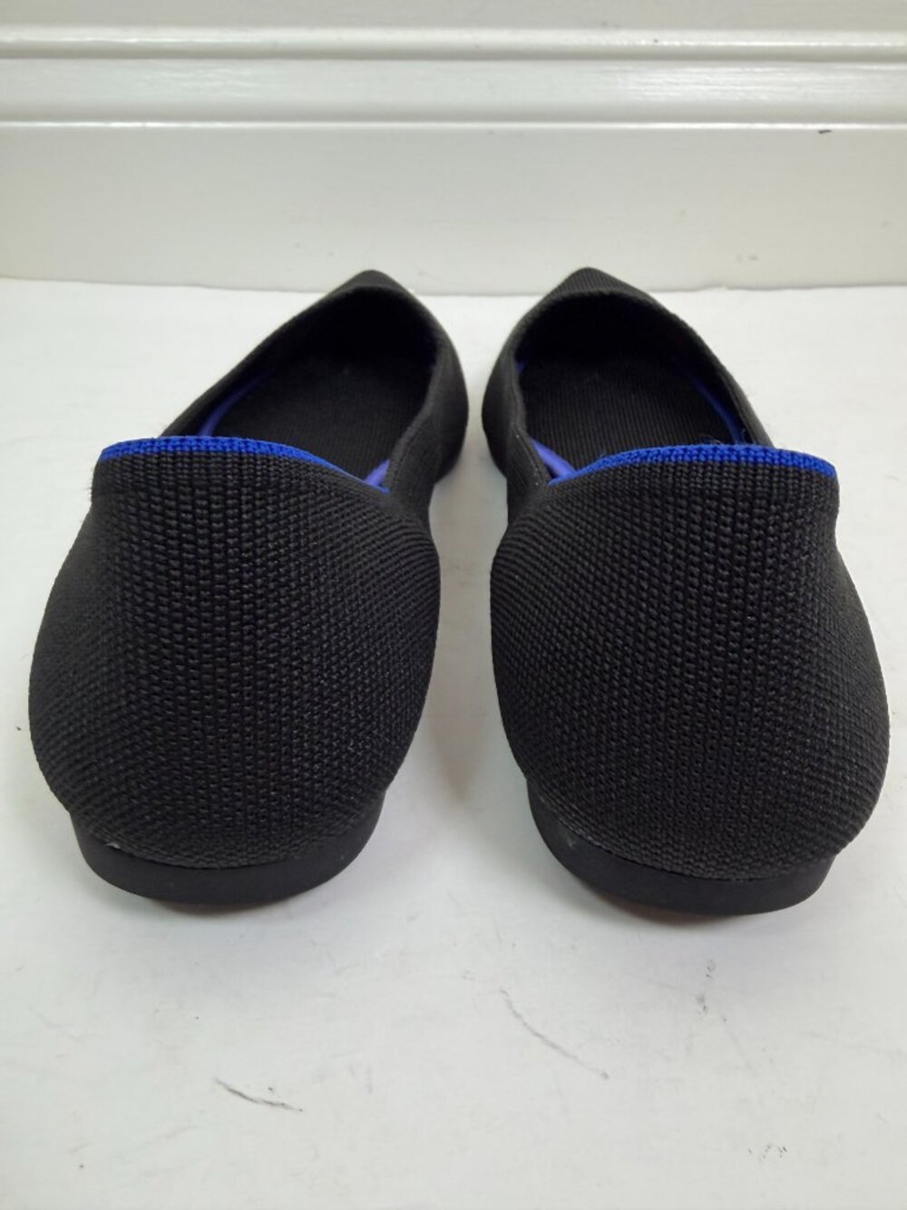 Rothy's The Point Ballet Flat In Classic Black Size 10 - Picture 4 of 12